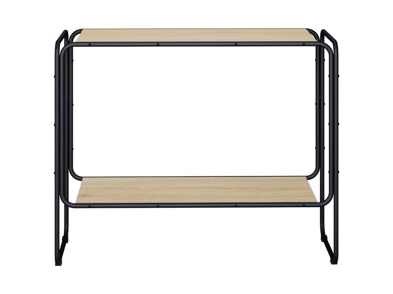  Buffet salon, buffet de rangement chêne sonoma 93.5x38x75 cm bois d'ingénierie  - Conforama C