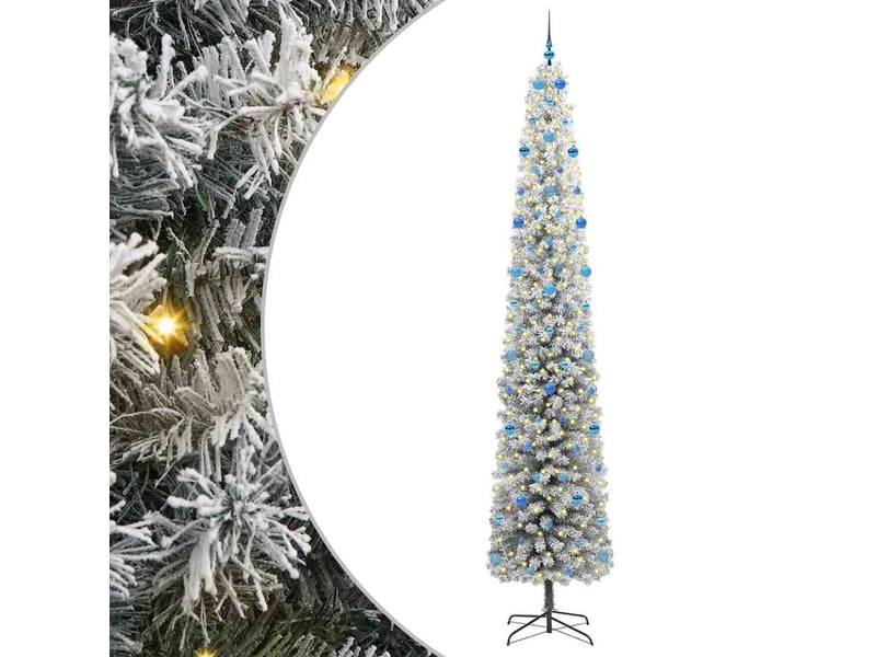  Sapin de noël - arbre de noël artificiel vert 300 cm pvc et acier et plastique  - Conforama A