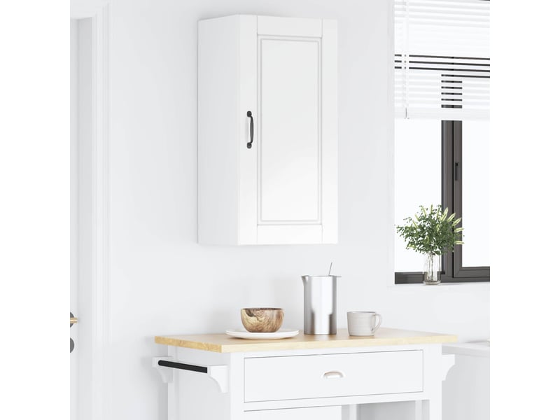  Meuble mural de cuisine, armoire de cuisine blanc brillant 40x31x80cm shl6186  - Conforama D