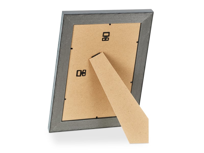  Lot de 2 cadres photos design antique 36,5 x 26,5 x 2 cm à poser ou accrocher décoratif en plastique blanc 13_0013205  - Conforama C