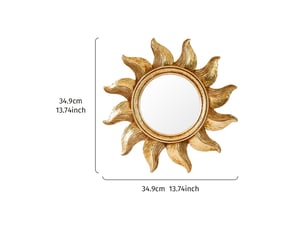 Miroir  à poser coloris jaune <strong></strong>  <strong></strong> - 1 cm x 1 cm