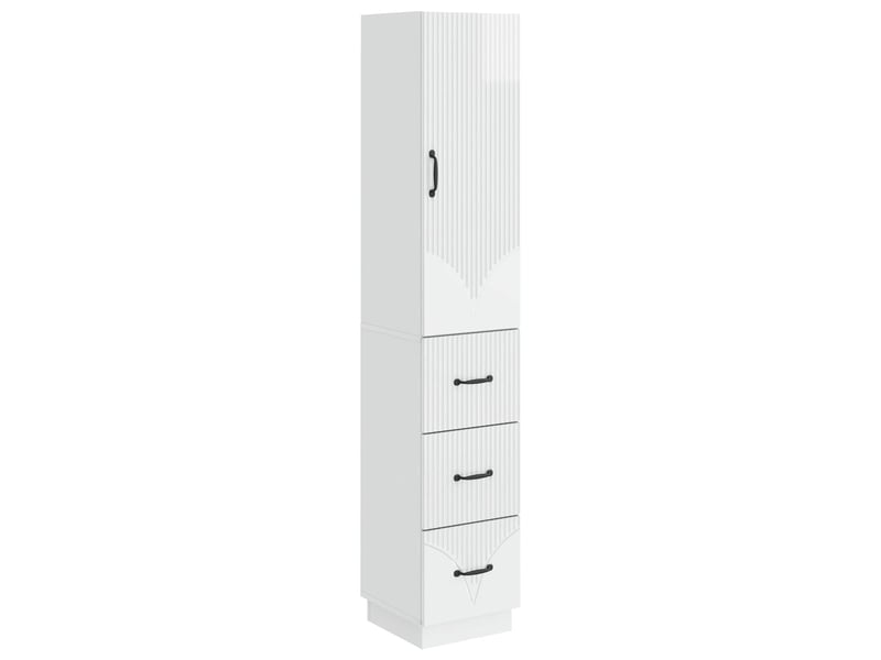  Ensemble de meubles 2 pcs, rangement de salon 33 x 34,5 x 87 cm bois d'ingénierie shl3653  - Conforama A