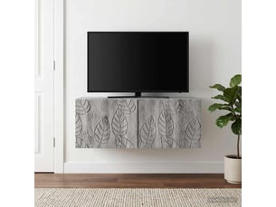Meuble tv coloris gris 98 cm <strong></strong>  <strong></strong>