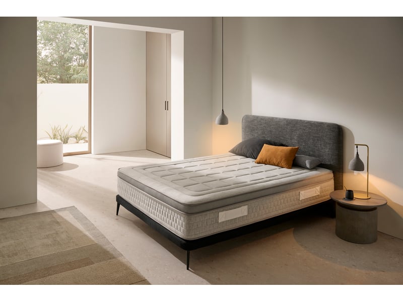  Matelas à mémoire de forme luxury optima nature - mi-ferme, accueil mémoire de forme, 4 poignées 8435720076172 - Conforama B