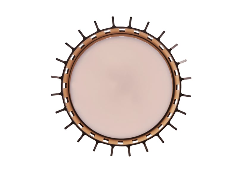 Plafonnier luminaire aludra aluminium seaside marron metallise h. 18,8 ip54 nordlux-extérieur 2118006261 - Conforama D
