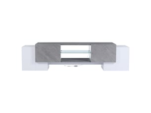 Meuble tv coloris bicolore 180 cm   
