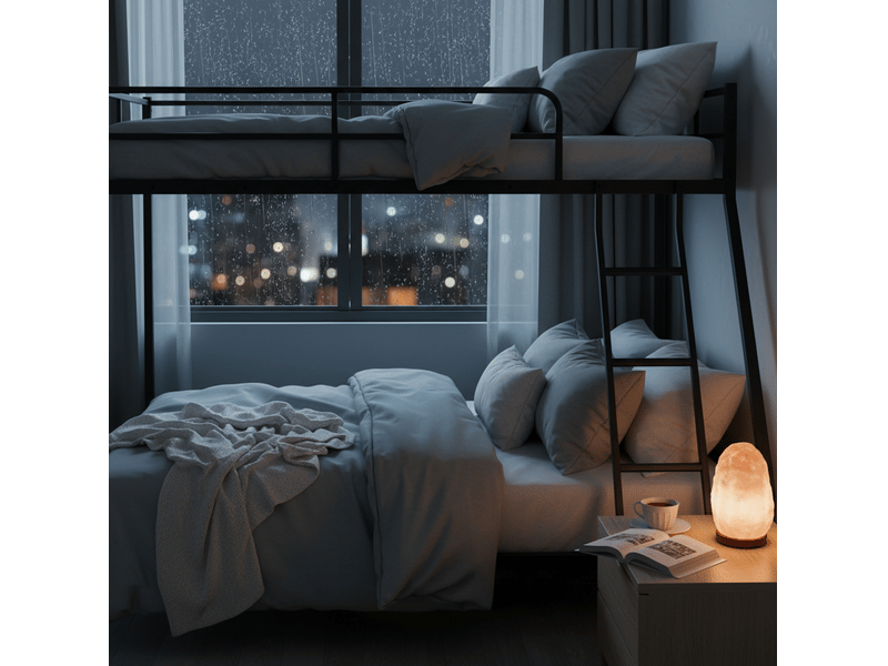 Lit superposé 200x140x137 cm, 2 couchages, avec matelas compatibles 190x80 et 190x130 cm, métal noir  - Conforama D