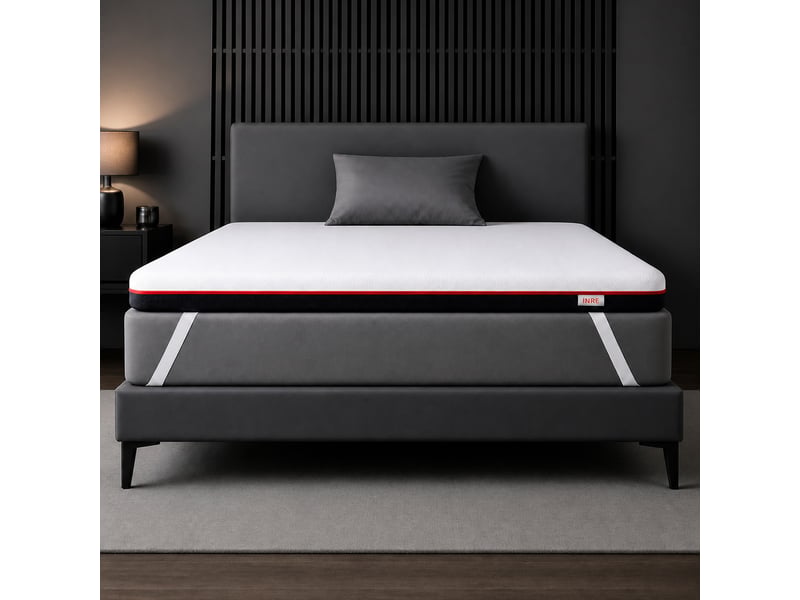  Matelas 75x180 cm inre, épaisseur 10 cm . Mousse à mémoire de forme ,double face ,respirant et confortable ,housse lavable  - Conforama B