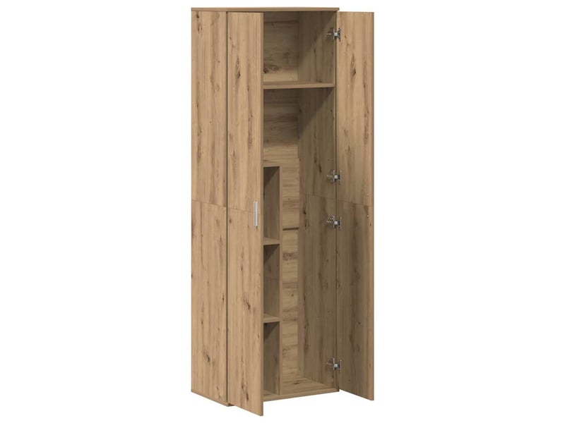 Highboard, meuble de rangement salon 60 x 35 x 180 cm bois d'ingénierie chêne artisanal - Conforama E