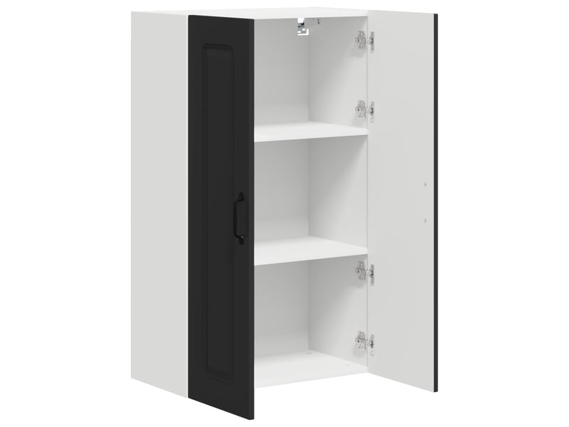  Meuble mural de cuisine | armoire de cuisine noir 60x31x100cm shl4590  - Conforama E
