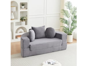 Deplimousse convertible 1 place HAUSS SPOLE gris