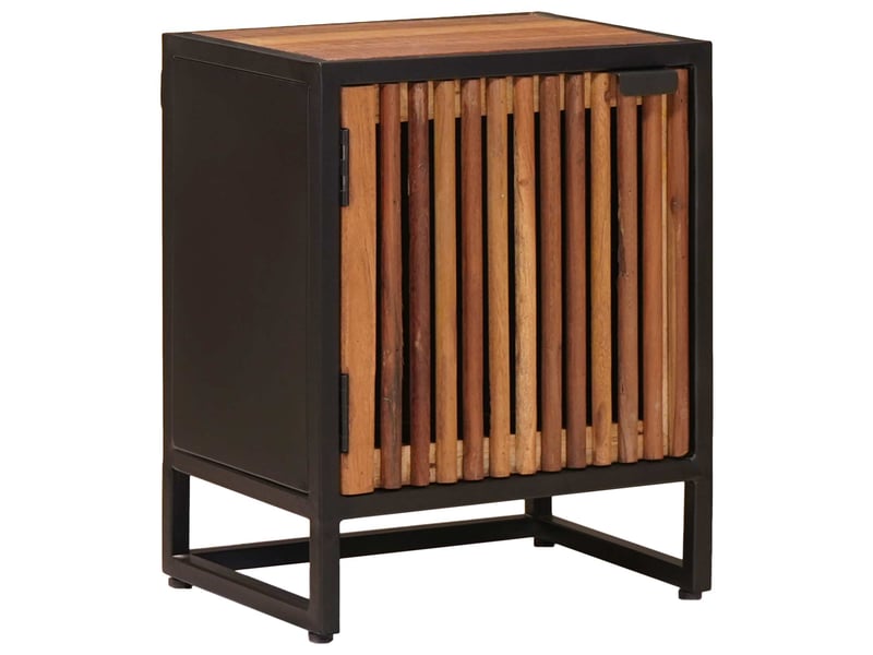  Table de chevet - cabinet de chevet - table de nuit faite main naturel 40 x 30 x 50 cm  - Conforama A