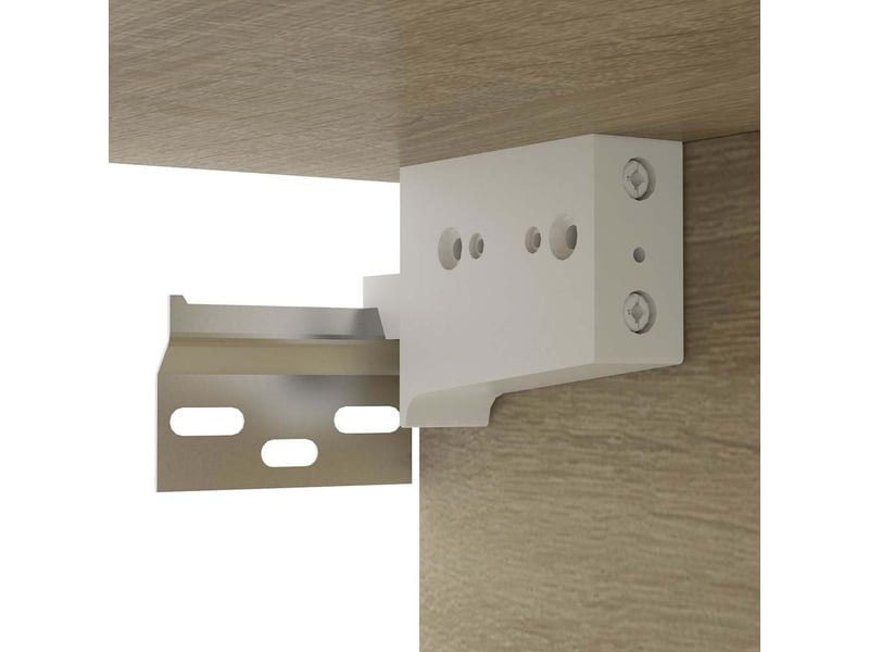  Ensemble de meubles tv 8 pcs chêne sonoma bois d'ingénierie shl5209  - Conforama E