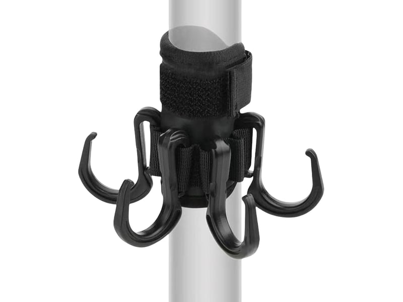  Cintre pour parasol de plage, crochet pour parasol de terrasse, pour sac, support de suspension pour parasol, noir  - Conforama A