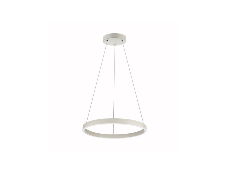  Luminaire en suspension led 3-step-dim talione 2700k 2850lm 32w crème  - Conforama B