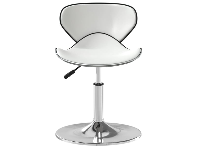  Tabouret de bar, chaise de bar blanc similicuir shl12987  - Conforama C