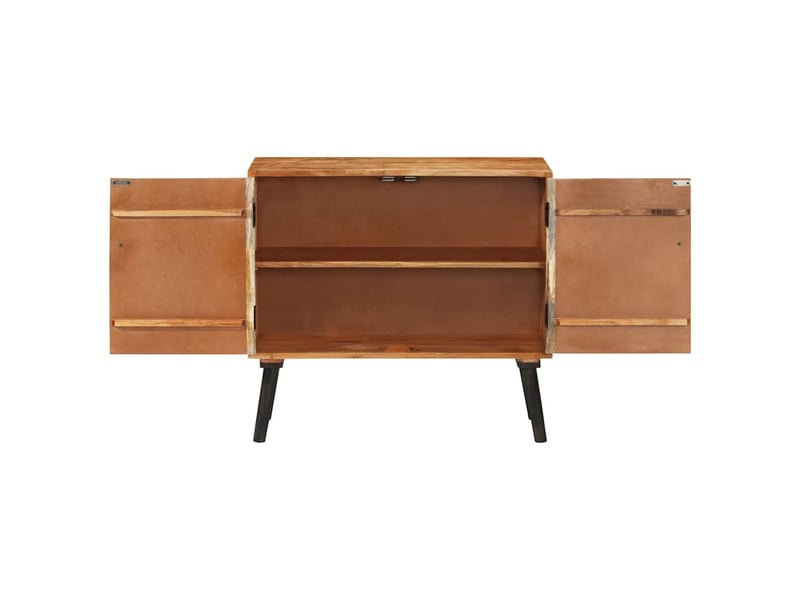 Buffet salon bois de manguier massif 85x30x75 cm shl77982 - Conforama D