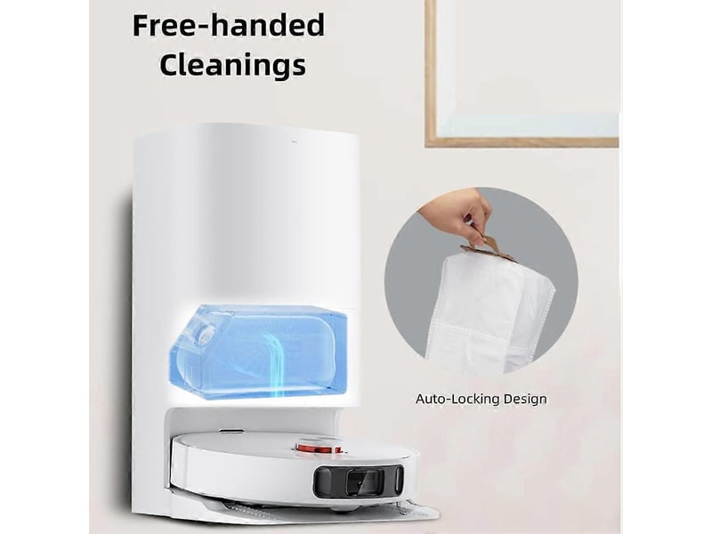  22pcs dust bag for l10s ultra s10 pro l20 ultra robot vacuum self-emptying base 3l large replacement bag  - Conforama E
