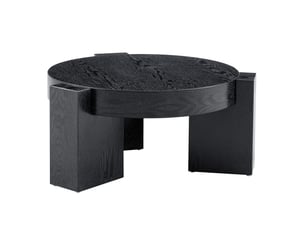 Table basse rond(e) coloris noir UVRION  