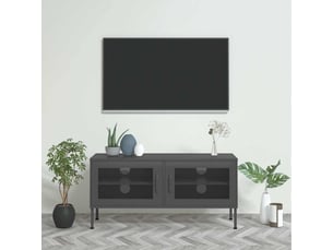 Meuble tv coloris gris 105 cm <strong></strong>  <strong></strong>