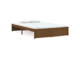 Lit 2 places 120x190cm    coloris marron