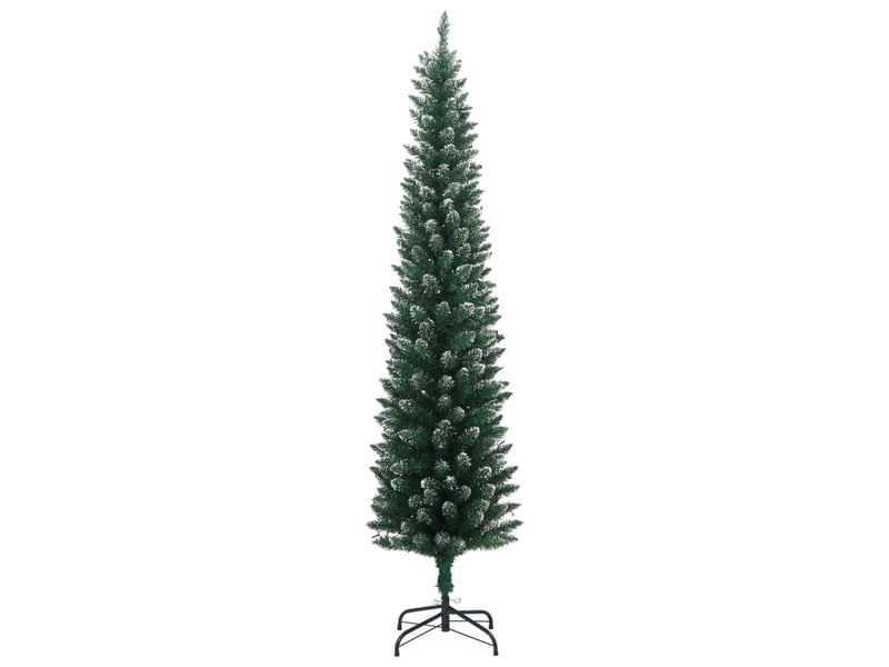  Sapin de noël artificiel, arbre de noël mince 150 led 120 cm shl2944  - Conforama C