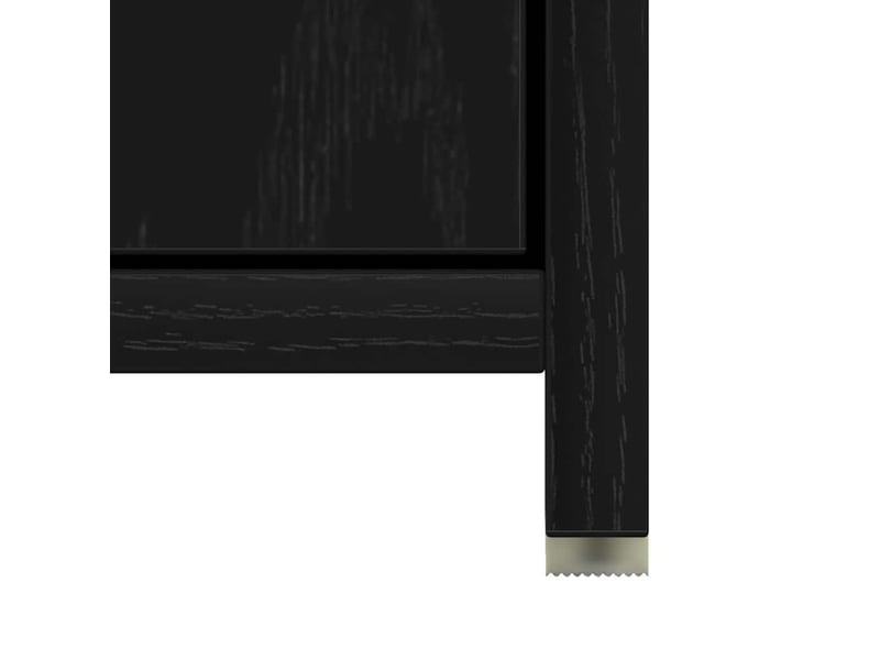  Meuble de salle de bain, armoire salle de bain en chêne noir 30x30x183,5 cm cf65431  - Conforama E