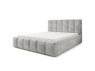 Lit coffre 160x200 cm MASSENO coloris gris