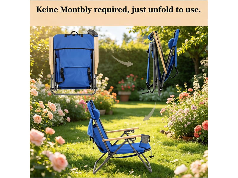 Chaise de jardin 69 x 56 x 8 cm fauteuil de jardin pliable dossier réglable 4 positions tissu oxford 600d tubes métal thermolaqués charge 150 kg - Conforama D