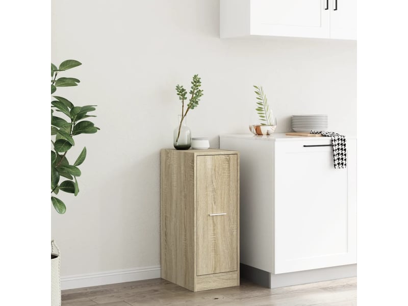  Meuble de rangement, armoire d'apothicaire chêne sonoma 30x41x77,5cm bois ingénierie  - Conforama C