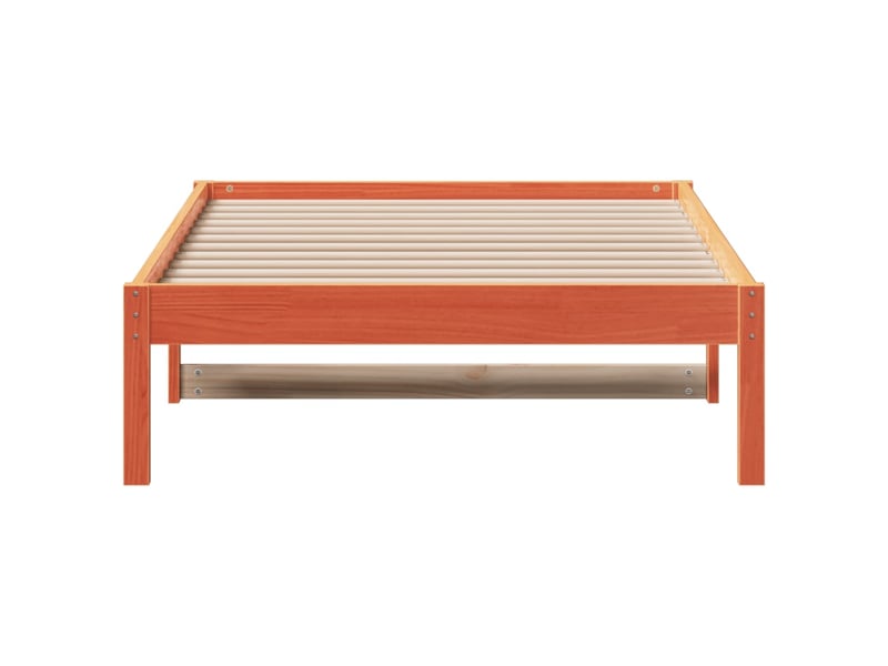  Lit simple- lit adulte -  lit de jour sans matelas  marron 90x200 cm bois pin massif  - Conforama C