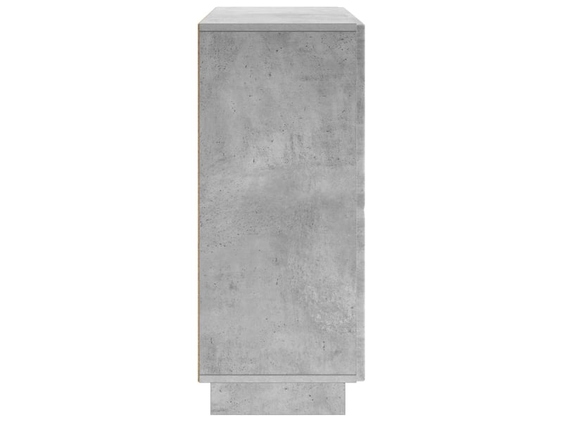  Buffet salon, buffet de rangement gris béton 85,5x31x75 cm bois d'ingénierie shl16951  - Conforama E
