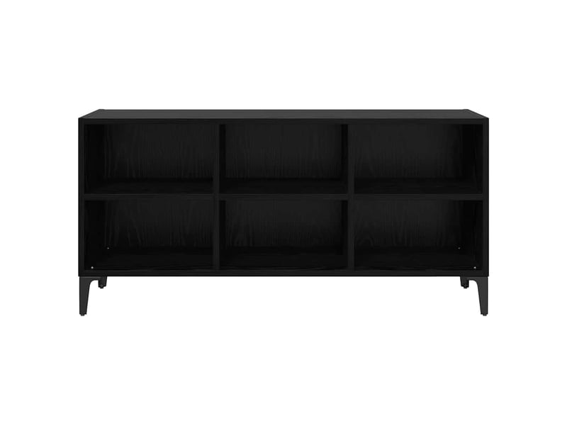  Ensemble meuble tv - banc tv - meuble de rangement noir 103,5 x 30 x 50 cm bois d’ingénierie  - Conforama E