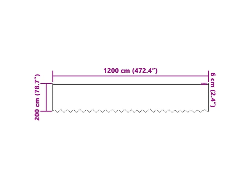  Rideau en dentelle, rideau ajouré, voilage blanc 200 x 1200 cm polyester cf43708  - Conforama E