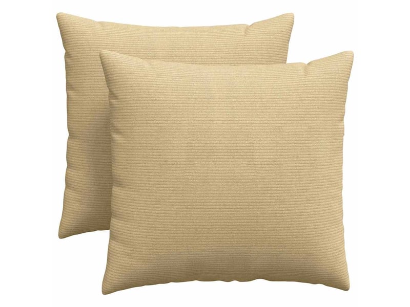 Lot de 2 coussins de canapé, coussins décoratifs vert gris 45 x 45 cm cf59201 - Conforama A