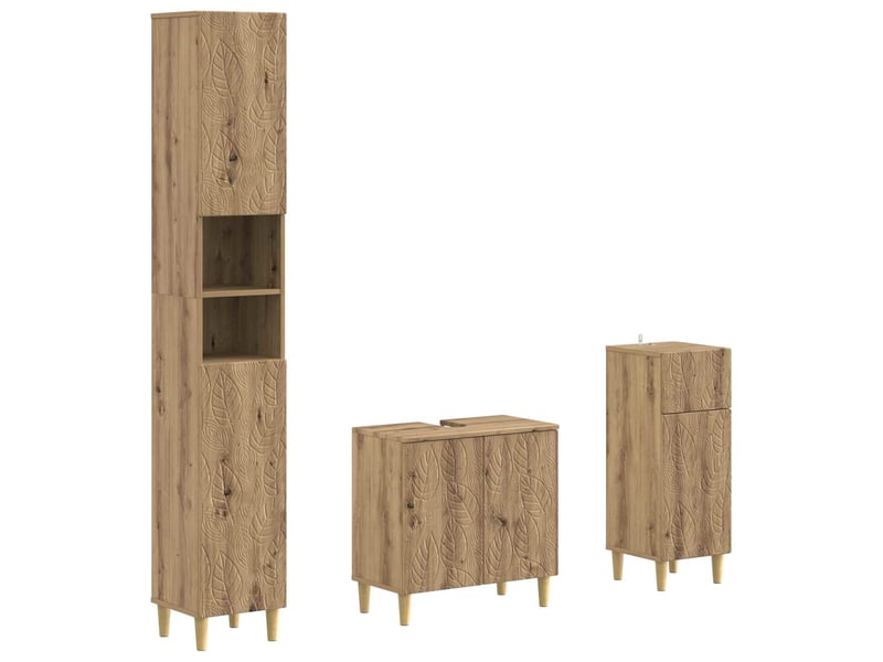  Ensemble de meuble de salle de bain 3 pièces delft cf63370  - Conforama A
