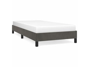 Lit simple 80x200 cm    coloris gris