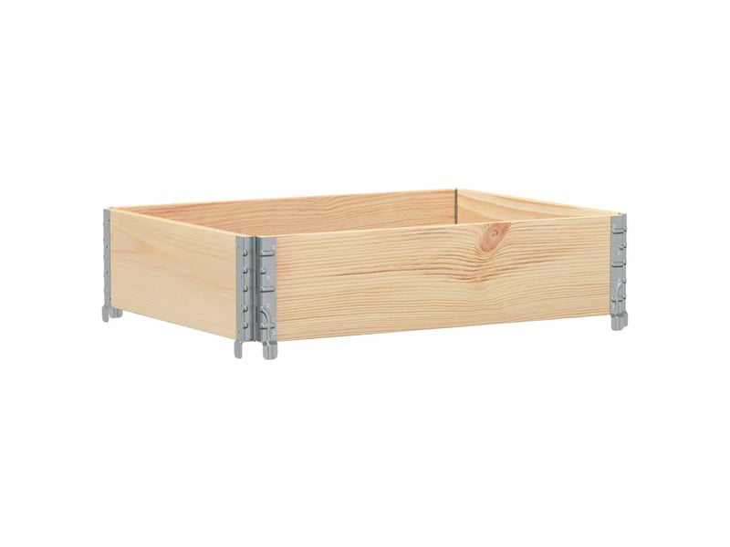 Jardinière - bac à fleurs 80x60 cm bois de pin massif  - Conforama A