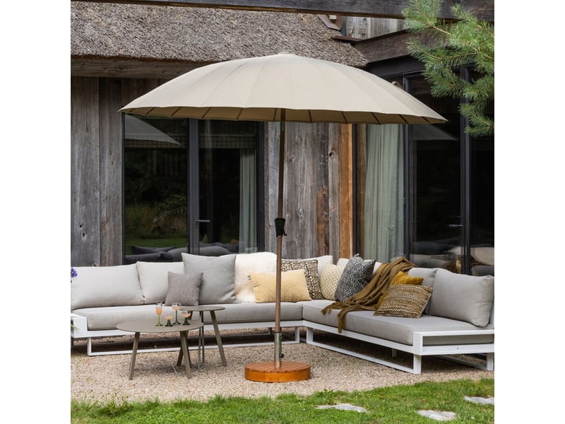  Pied de parasol 49x49x37 cm en bois  - Conforama E