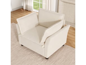 Fauteuil fixe  <strong>DZMDIP</strong> Tissu beige