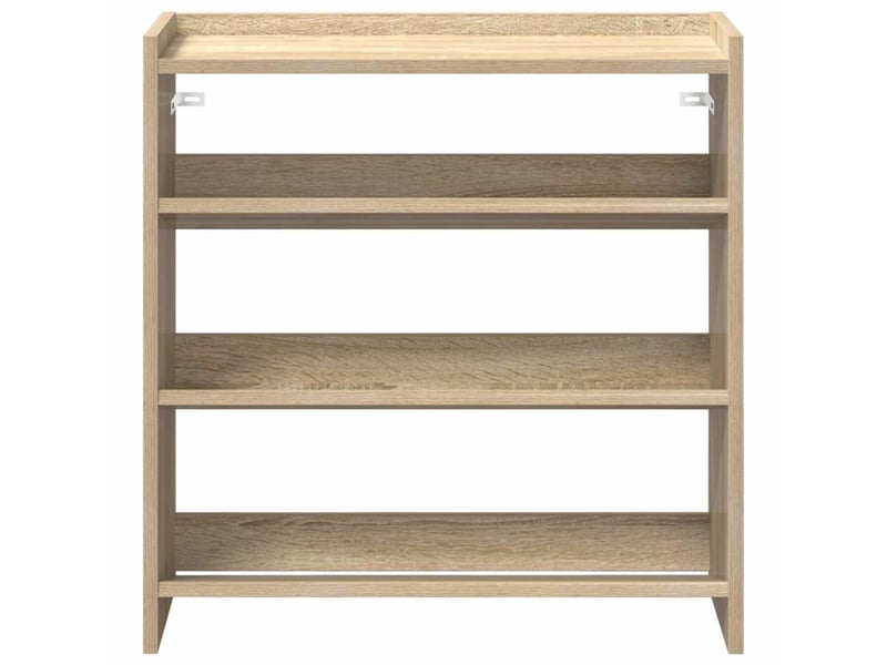  Meuble à chaussures, étagère à chaussures chêne sonoma 60x25x62 cm bois d'ingénierie  - Conforama D