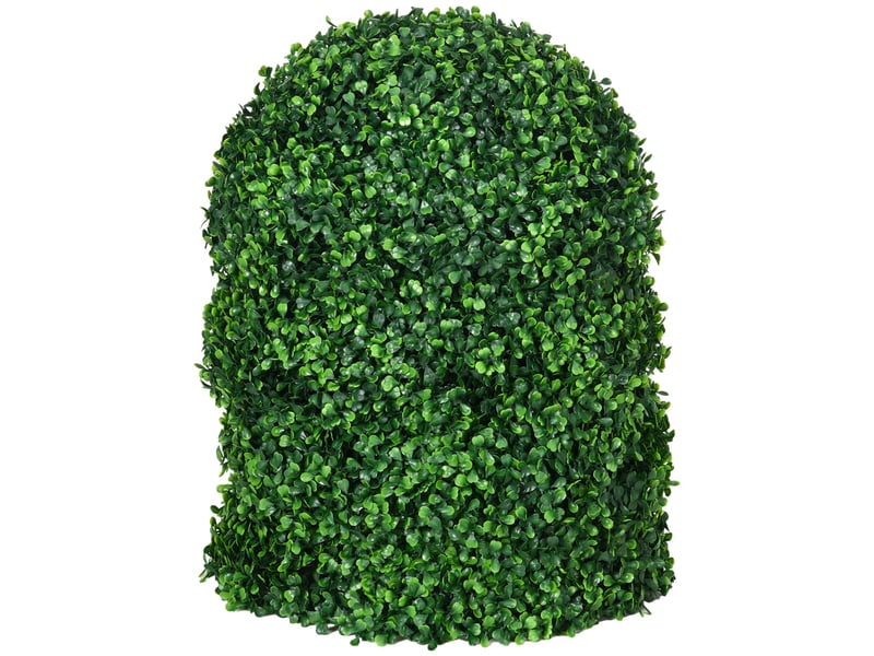  Lot de 2 boules de buis, plantes artificielles vertes avec protection uv, idéales pour l'intérieur et l'extérieur.  - Conforama B