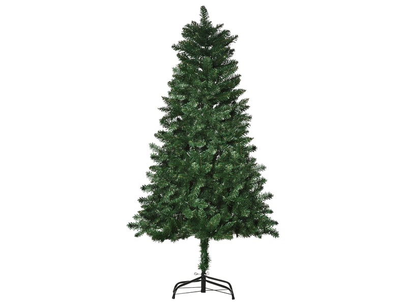  Sapin de noël artificiel 150h cm 454 branches épines imitation nordmann grand réalisme vert  - Conforama A