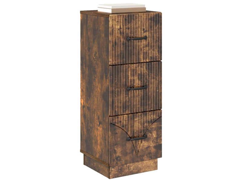 Armoire de rangement bureau, armoire à tiroirs 33 x 34.5 x 87 cm bois d'ingénierie shl6583 - Conforama C