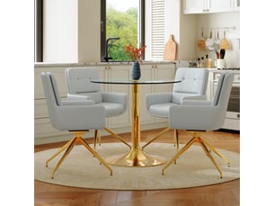Ensemble table rond(e)  4 chaise(s)    