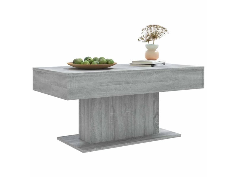  Table basse - table de salon - table à thé sonoma gris 96x50x45 cm bois d'ingénierie  - Conforama D