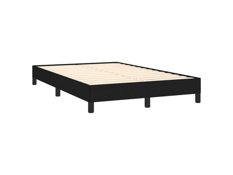  Lit double- lit adulte -  cadre de lit sans matelas noir 120x190 cm tissu  - Conforama B