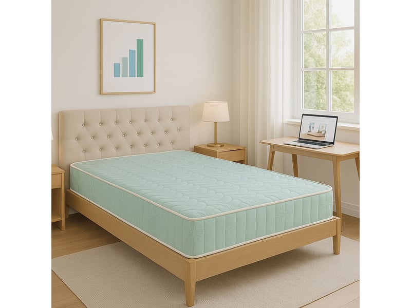 Matelas 100x200 cm 19 cm ferme confort usage quotidien très respirant matelas luxe  - Conforama B
