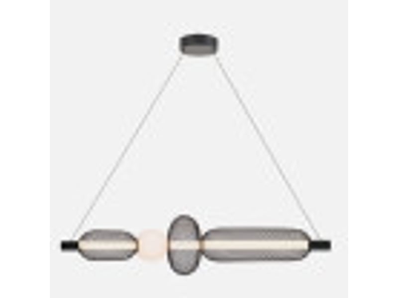  Fabrilamp mimosa, suspension, moderne, led, 20 w, 2200 lm, 4000 k, noir, 90-167 x 99.5 x 22 cm 250692039 - Conforama D