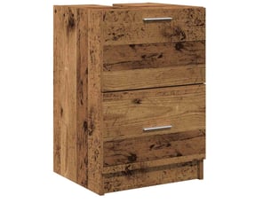Cabinet de salle de bain, armoire salle de bain bois ancien 40 x 37 x 59 cm cf65261